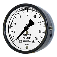 МП3-У-ОШ-У2-(0-160..600)кгс/см2-кл.т.1,5 манометр технический показывающий